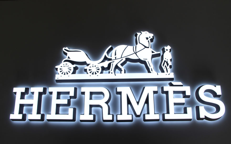 爱马仕(Hermès)亚克力双面LED迷你发光字